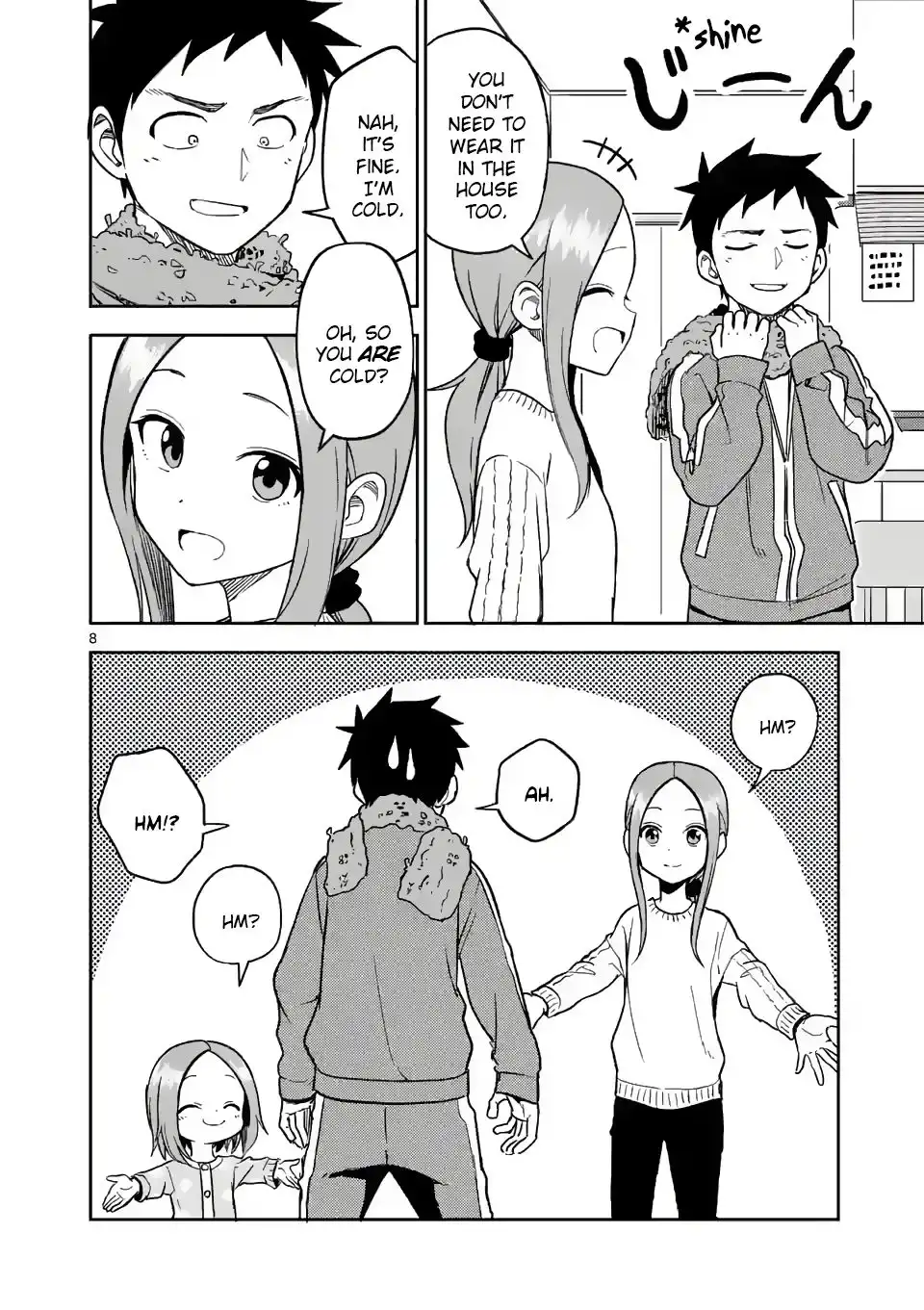 Karakai Jouzu no (Moto) Takagi-san Chapter 165 8